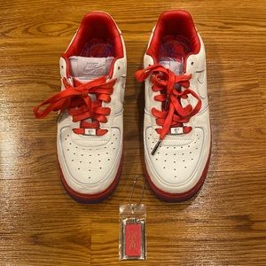 Nike Air Force 1 Low Supreme I/O '07 “White Atomic Red”